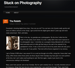 Stuck on Photography